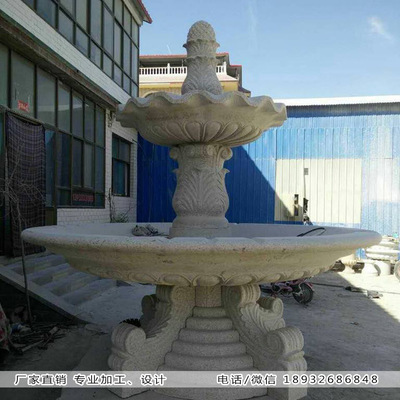 石雕噴泉 城市公共空間不可或缺的藝術(shù)與功能設(shè)施